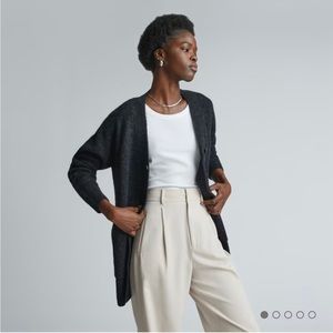 Everlane Black Alpaca Cardigan Size XS